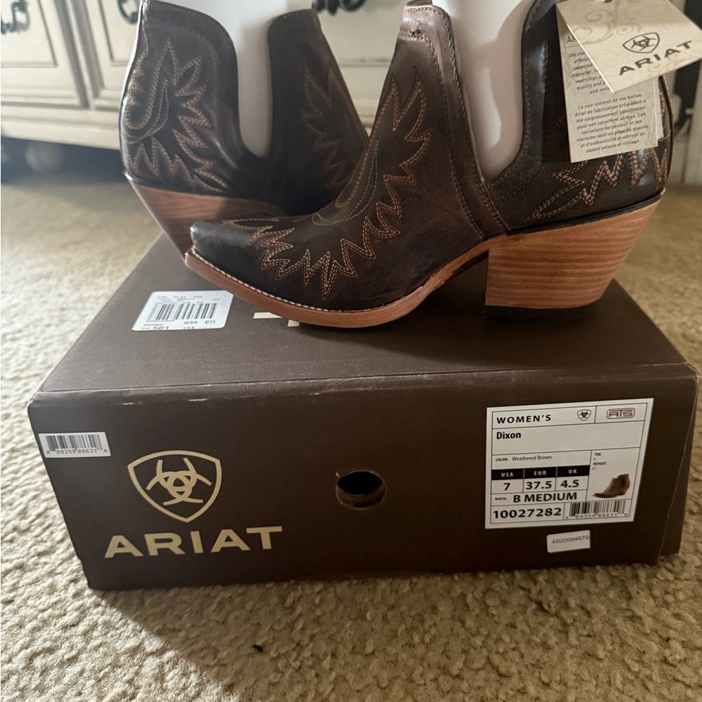 Ariat Brown Ankle Boots